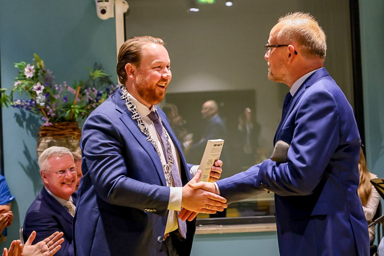 Felicitaties voor de nieuwe burgemeester